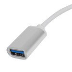 Wholesale Type C USB to OTG USB Data / Charge and Sync Cable Adapter 6 inch (Blue)